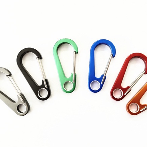 Aviation aluminum mini outdoor hanging buckle EDC key chain backpack Quick hanging buckle carabiner