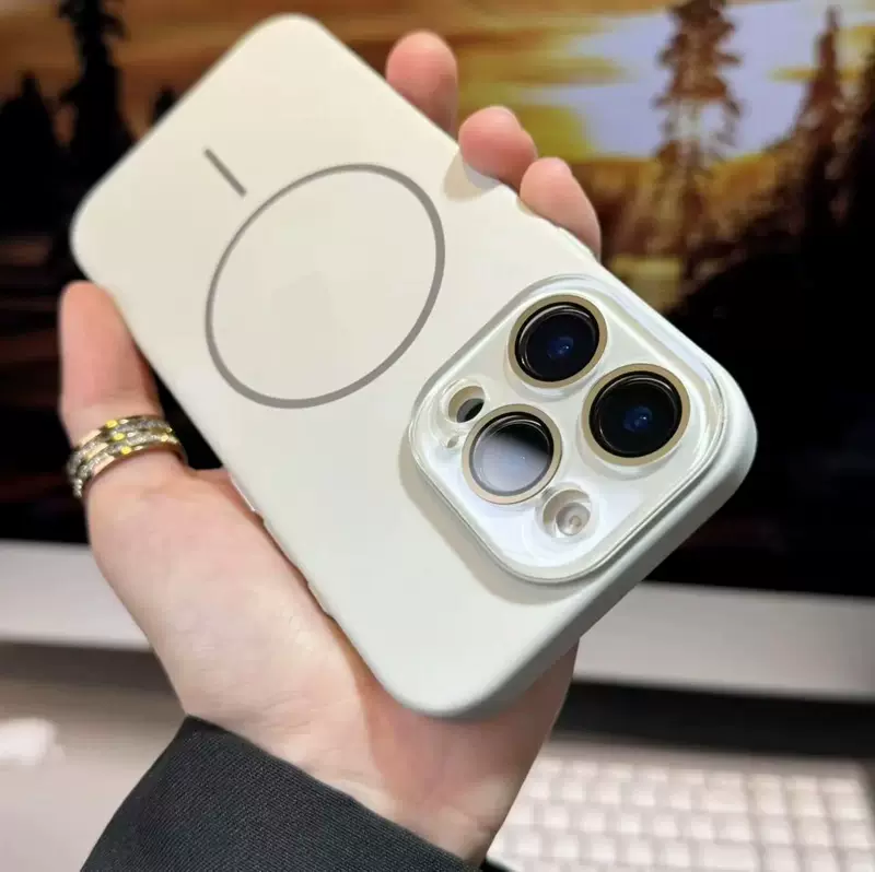 Матовый защитный чехол совместимый с iPhone 16, для 15 Pro Max