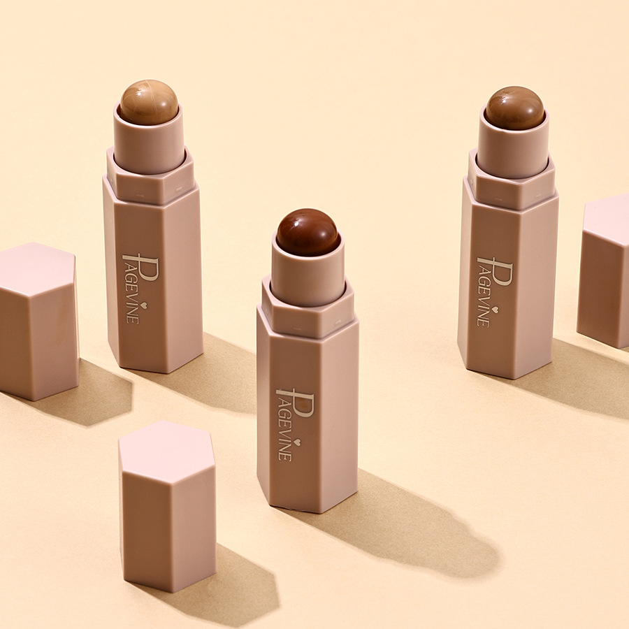 Cross-border Bestseller PAGE VINE Versatile Soft Matte Contour Stick 7.1g For Natural Contouring_voghion.com