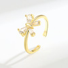 the republic of korea temperament butterfly Opening Ring ins Simplicity personality Ring Retro Cold A small minority Ring