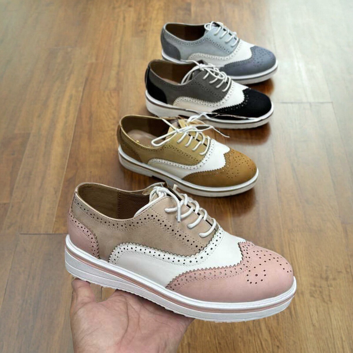 autumn casual shoes English style flat with shoelaces