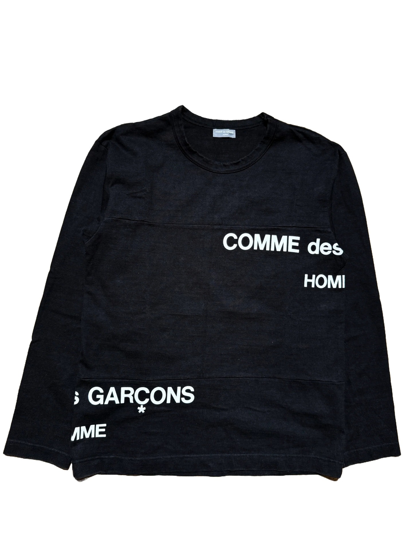 Comme des Garçons Homme Logo T-shirt Black