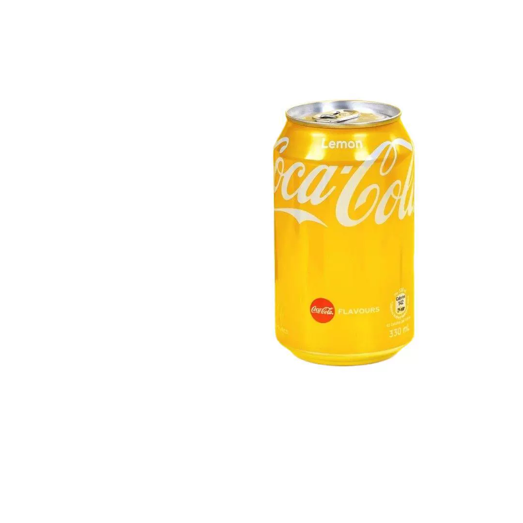 Газированный напиток (Coca-Cola) со вкусом лимона — Гонконг, банка 330 мл