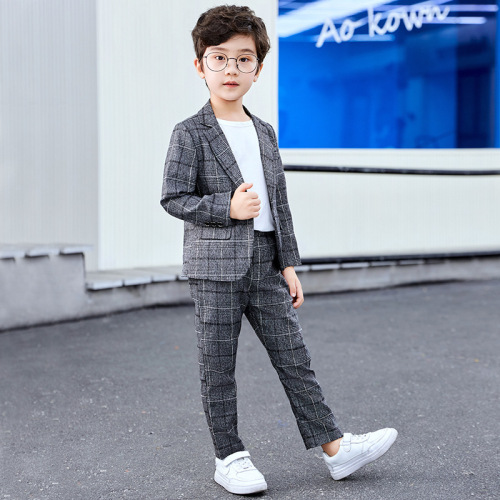 Boys' suit leisure suit, spring and autumn Korean style fashion spring outfit, children's clothing, kids' performance piano dress