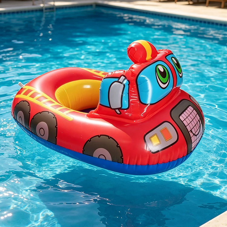 Anillo de natación infláble para niños pequeños barcos de agua para bebés embarcaciones de agua engrosado PVC asiento de niños PVC ecológico image 12