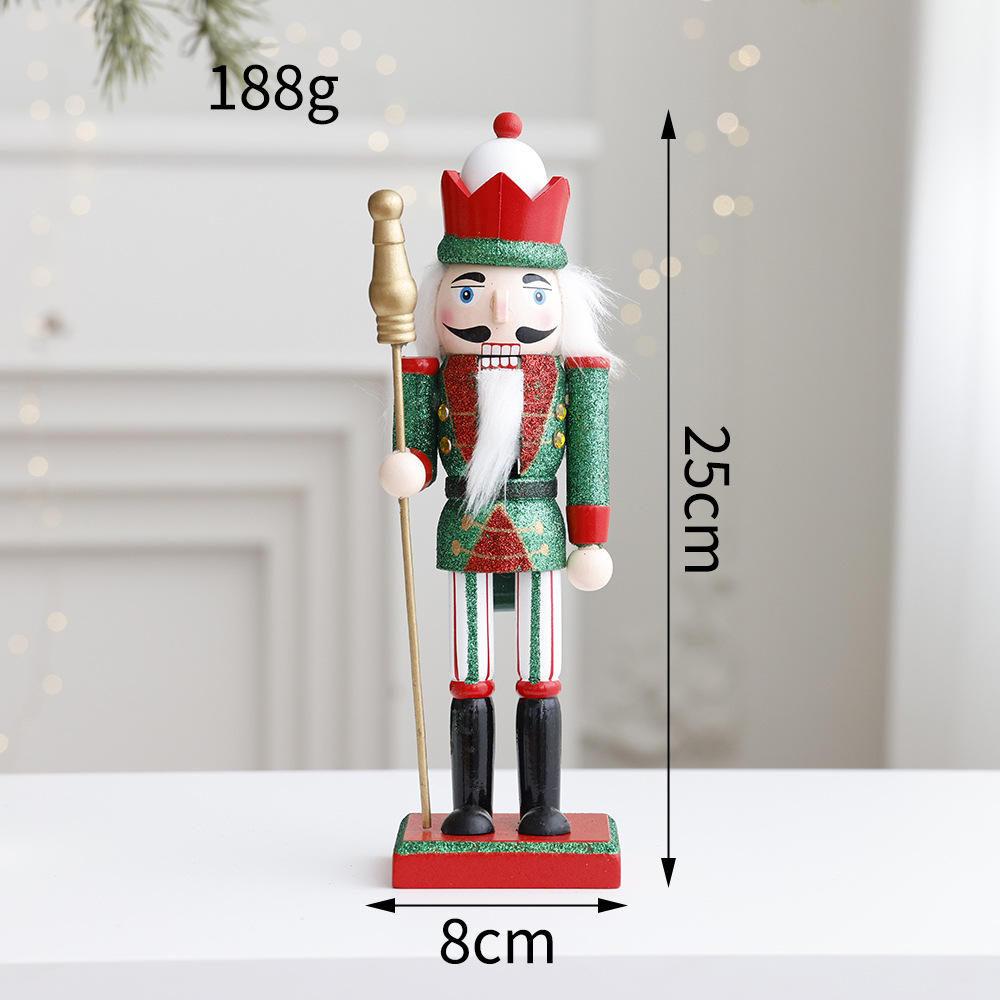 Cascanueces de madera adornos de mesa títeres soldados manualidades capas caballeros tambores decoración para el hogar