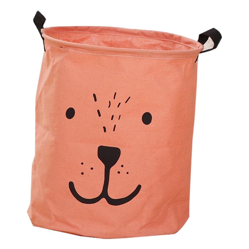 Algodón y lino canasta de lavandería grande canasta de almacenamiento de juguete canasta de almacenamiento de ropa plegable canasta de almacenamiento de tela doméstica