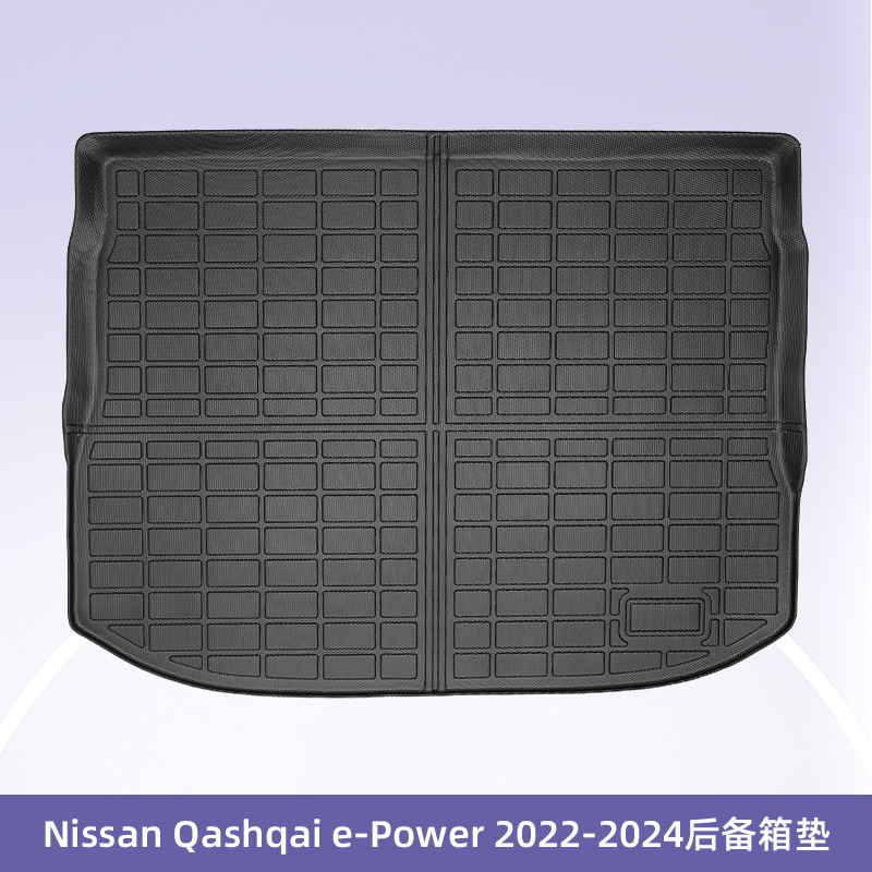 Europa para Nissan Qashqai e-Power 20 - 24 3D todo tiempo TPE almohadilla de pie de automóvil