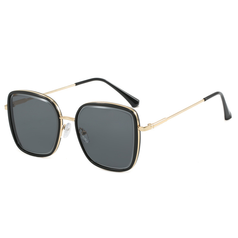 TY7762 new sunglasses women's summer driving anti-ultraviolet high sense large frame face small gradient sunglasses