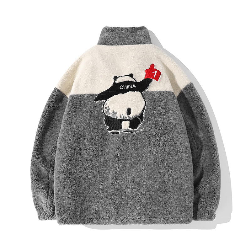 Men's Clothing special supply of thickened coats for men, fashionable and versatile, lambskin clothes, autumn and winter jackets for men_voghion.com