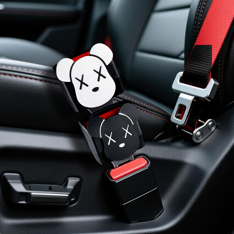 Cinturón de seguridad de automóvil bayonet un par de dibujos animados lindos Star Deluxe conector de extensión conector femenino