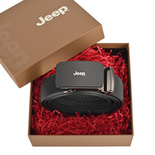 JEEP2025年秋冬潮流新款男士真皮腰带自动扣时尚休闲皮带百搭款皮