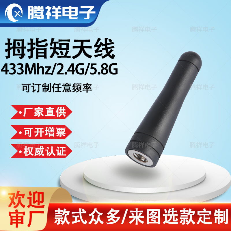 无线电波接收智能对时电波钟机芯低频天线 拇指天线 腾祥