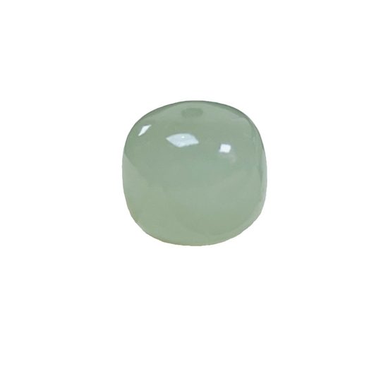 Hetian Jade Qinghai Material Green White Old Beads Scattered Beads Sunny Water Bucket Beads DIY Bracelet Bucket Beads with Beads Jewelry