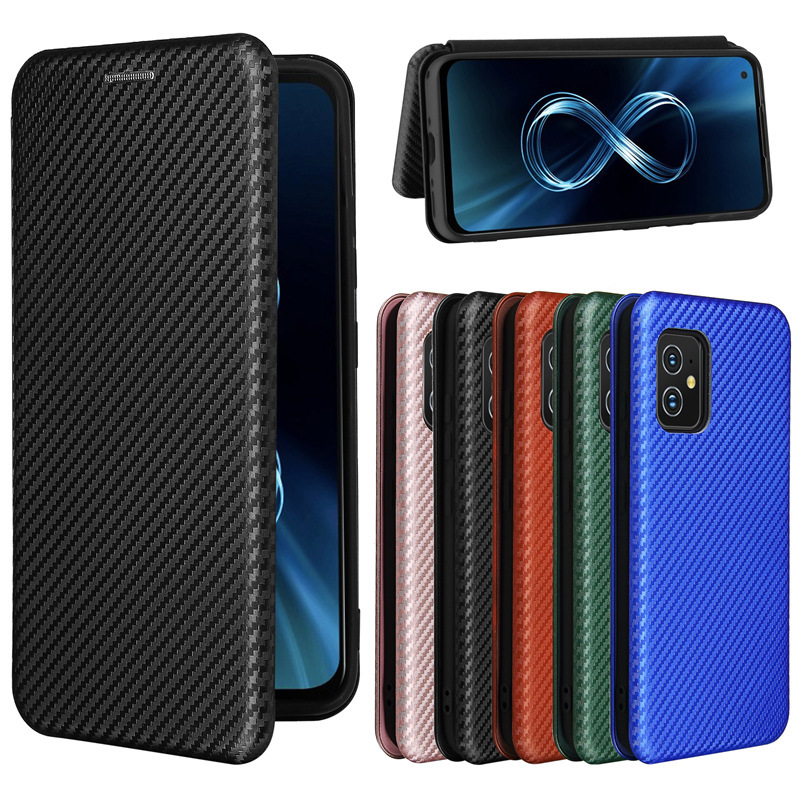 For Asus Zenfone8zS590KS Carbon Fiber Phone Case Asus 8Mini European and American Protective Shell