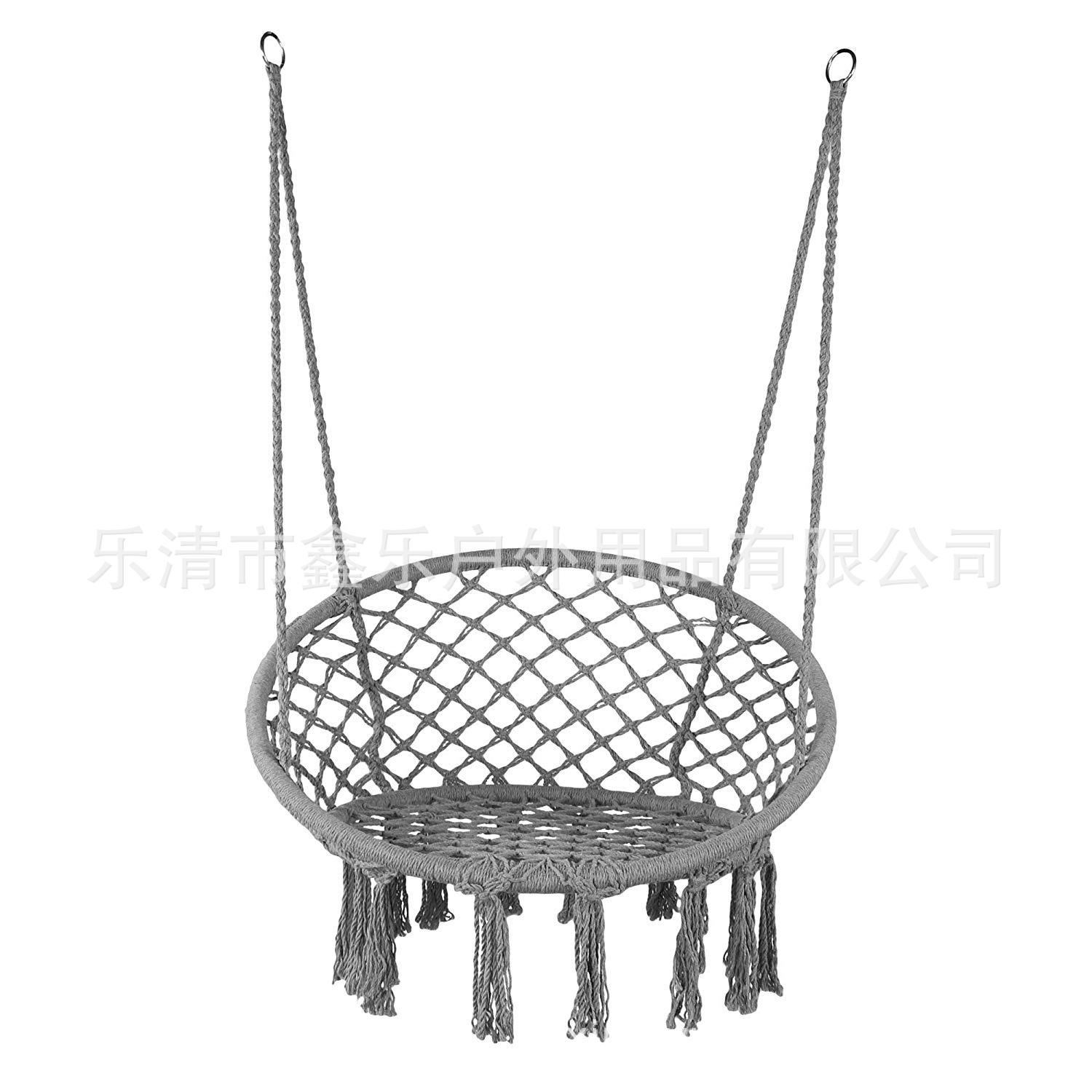 gray color hanging chair