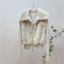 【摩登舞步】A＋獭兔毛冬季毛毛皮草女 2025年轻款拆卸袖马甲外套