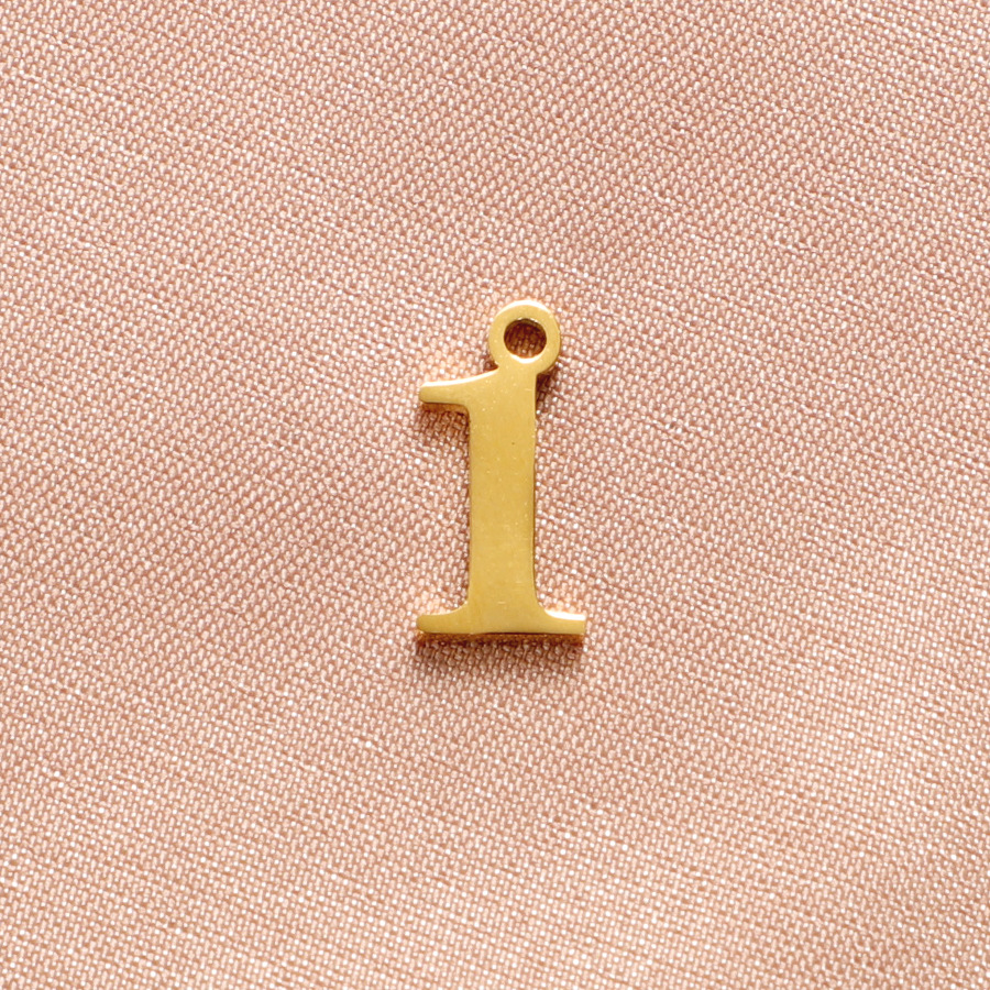 Stainless Steel 18K Gold Plated Simple Style Plating Number None display picture 9