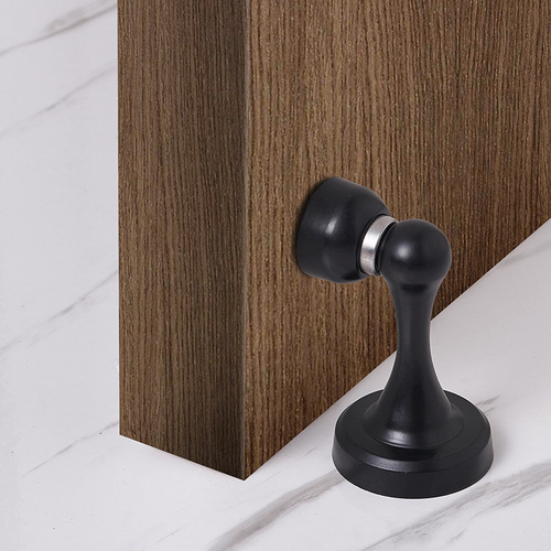 Stainless steel strong magnetic door suction bathroom anti-collision door stop, door bumper bedroom silent suction door holder
