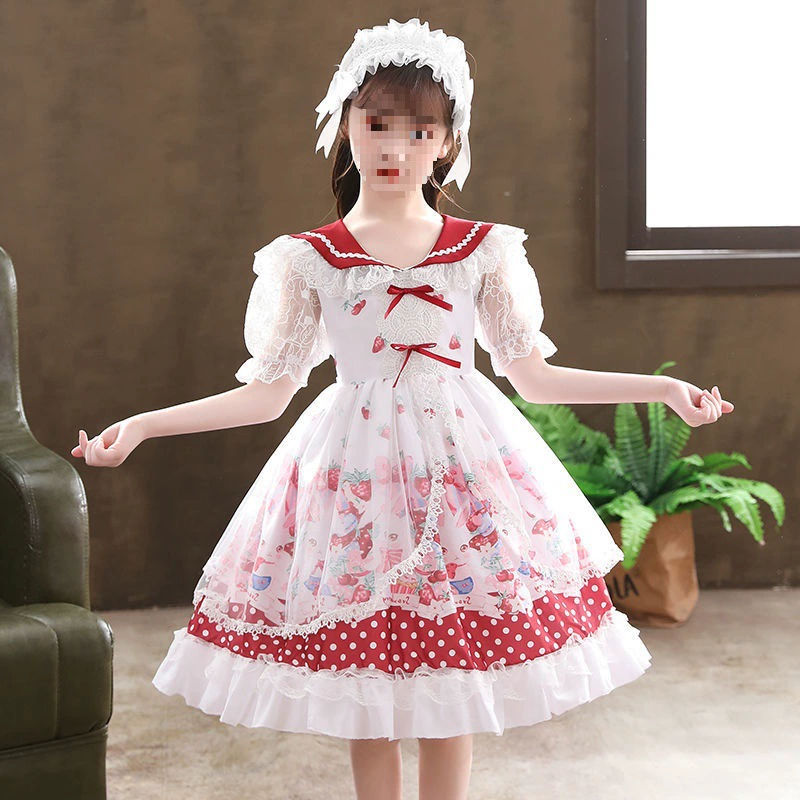 Летние платья для девочек 2025, новые детские юбки до колен, длинные юбки для больших детей, летние юбки для девочек, юбки-принцессы, модные