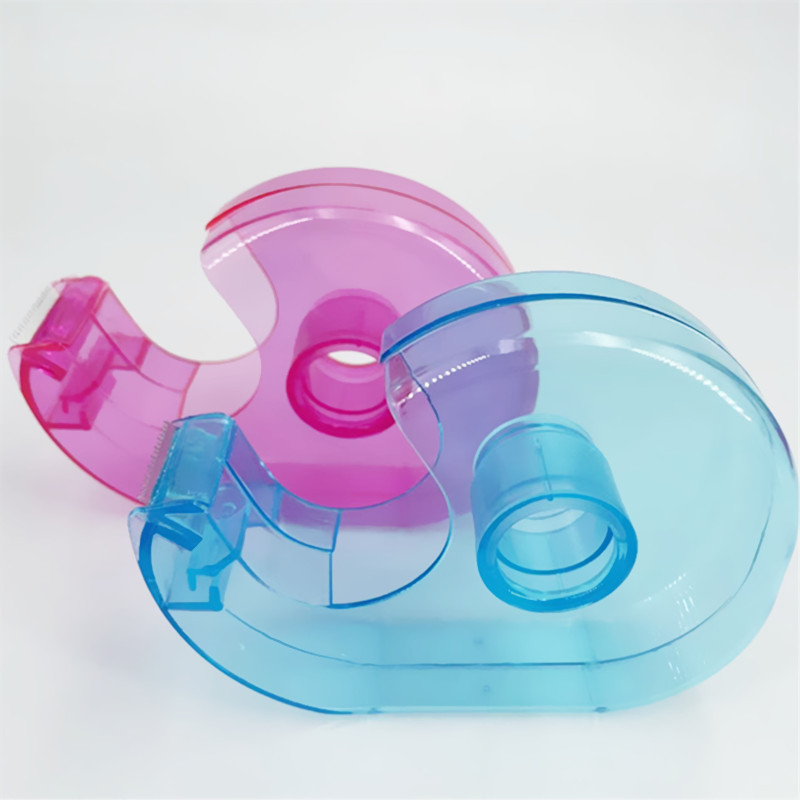Cortador de cinta transparente soporte de cinta de plástico transparente máquina de cinta de soporte de cinta mini cinta Caracol Shell