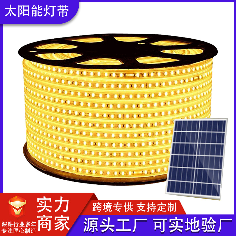 lámpara solar correa de lámpara al aire libre impermeable super brillante alta potencia patio balcón jardín led camping skylight atmósfera