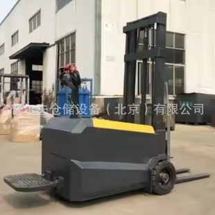 off road electric pallet stacker counterbalance rubber tires