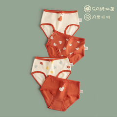 Girls' briefs, children's pure cotton Class A lace antibacterial underwear, Korean style medium and large children's cotton baby shorts wholesale
