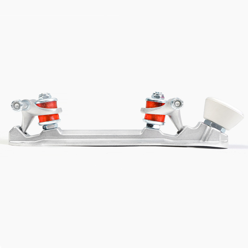 Patines de ruedas de doble fila patines de cuatro ruedas de aleación de aluminio base de patines accesorios rollerskatingbracket