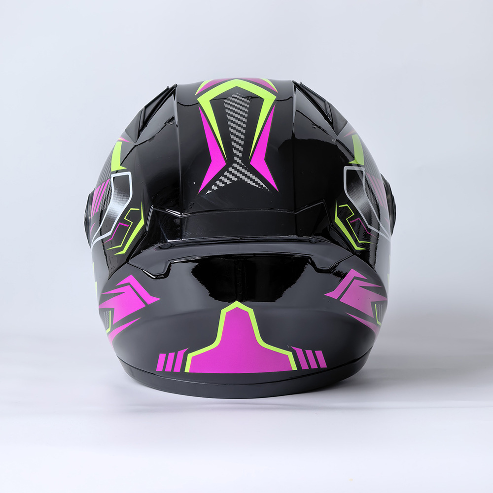 Motorcycle helmet, electric vehicle helmet, riding safety helmet, unisex, dual-lens full-face helmet 108