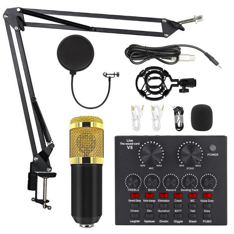 BM-800 V8 세트 (블랙 골드) 금속