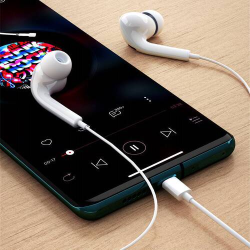PowerCore In-Ear Stereo Headphones Type-C Wired Headphones TP03 for Huawei Xiaomi Android Phones