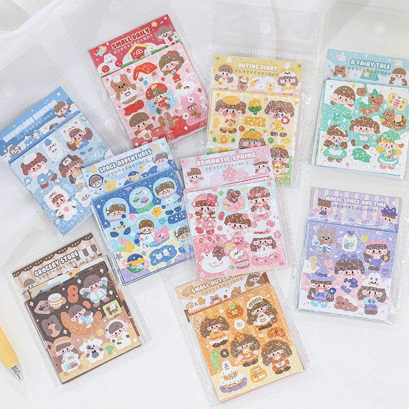 Пледы бумажные сумки Patch Bags Soft Dream Dream Series Cute Girl DIY Handbook Material 10 Шрингс 10