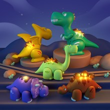 淘淘天才恐龙玩具套装仿真动物模型霸王龙翼龙场景图儿童生日礼物