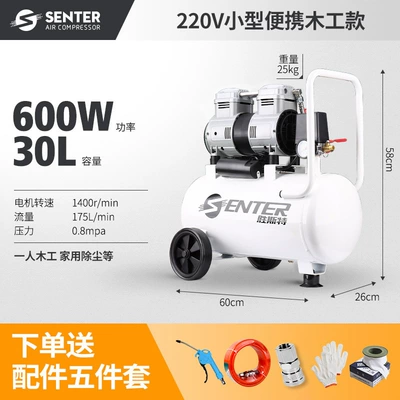 Hava kompressorları, air compressor Bass portable - 600-30l-white