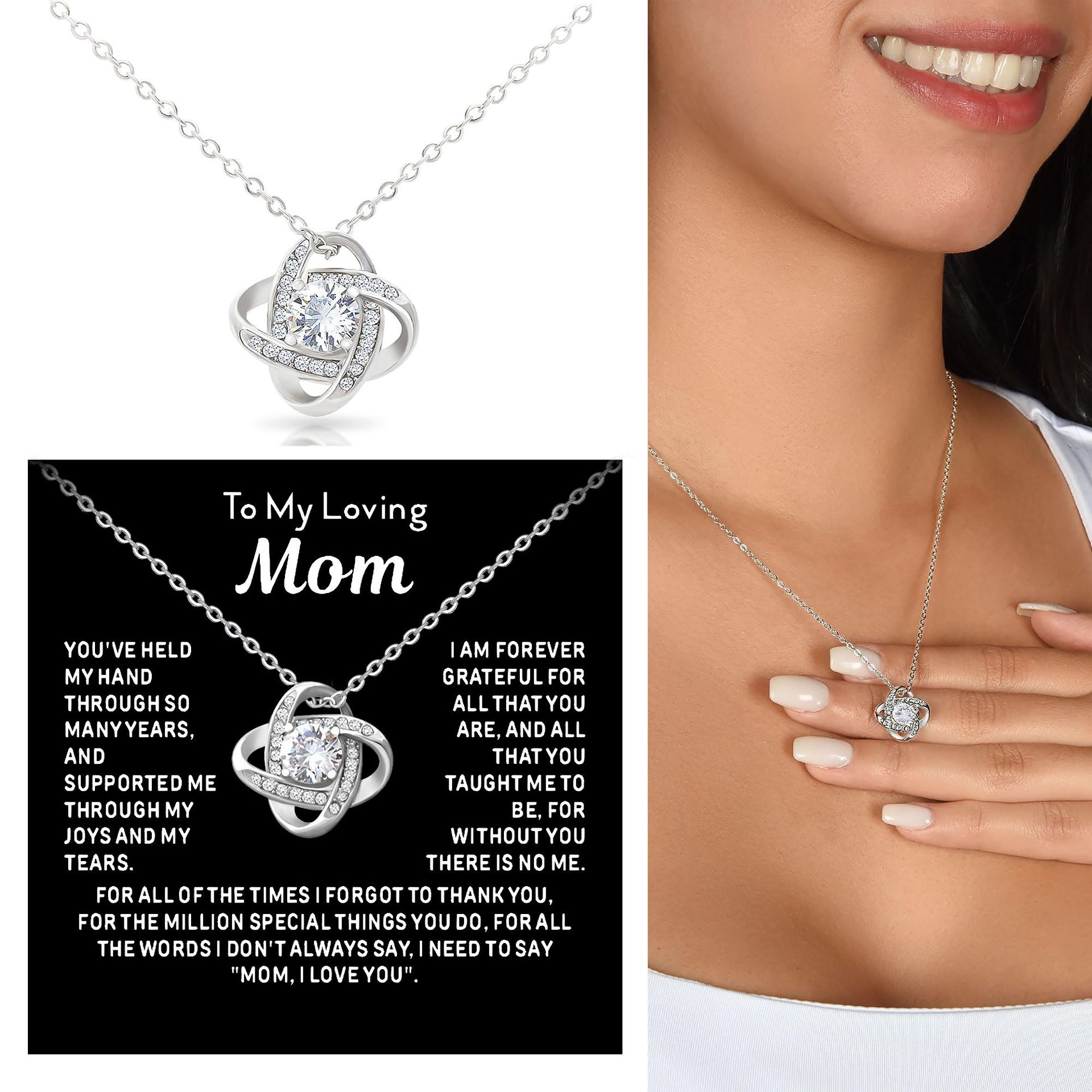 Sterling Silver Four-leaf Clover Necklace For Women Elegant Style_voghion.com