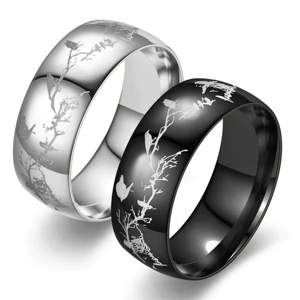 2024 European and American fashion new cross-border dedicated to bird branch ring source manufacturers large favorably