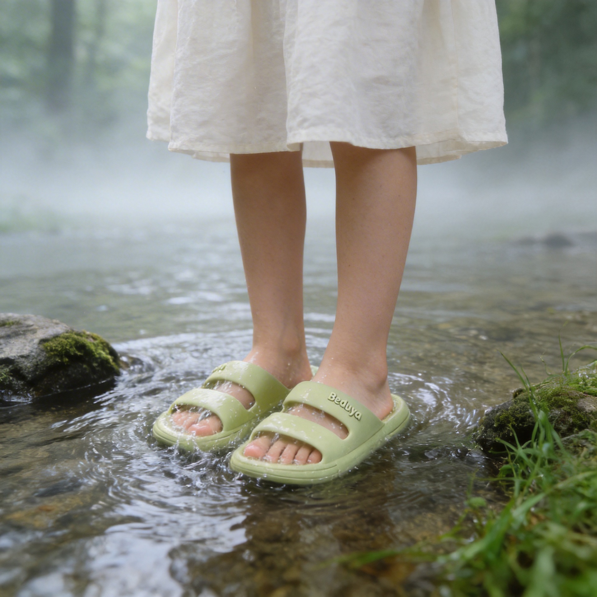 Zapatillas de verano populares resistentes al desgaste de barro transpirable carretera anti-colisión primavera viajar zapatillas para hombres y mujeres image 4