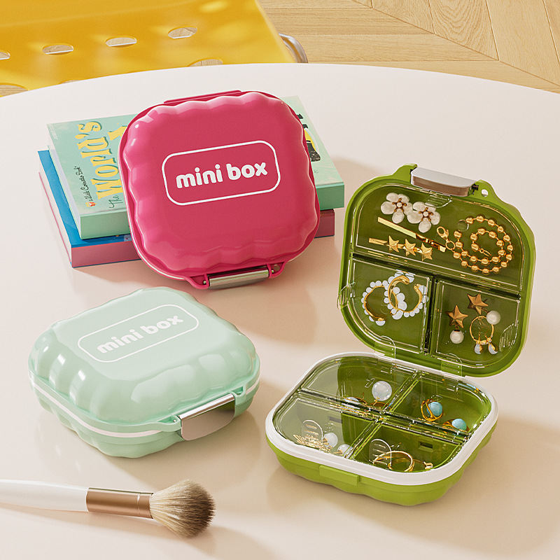 Casual Ins Jewelry Storage Box, Portable Storage Box for Earrings, Necklaces, Rings and Jewelry When Traveling