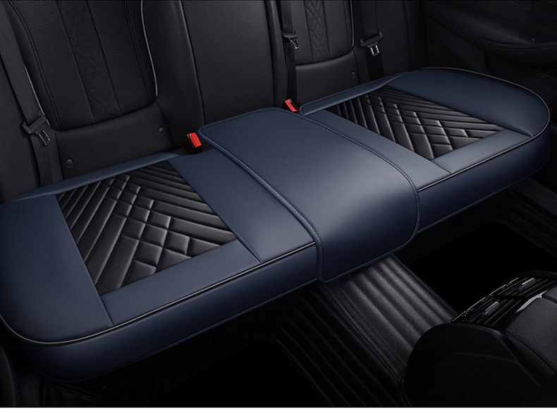 2025 New Amazon Full Leather Three-Piece Car Cushion Leather Cushion Backless Car Cushion Wholesale