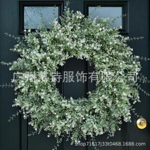 TEMU TK ������Ʒ�＾���h��ͥ�Ɍ��b��滨�h�r���Tǰwreath