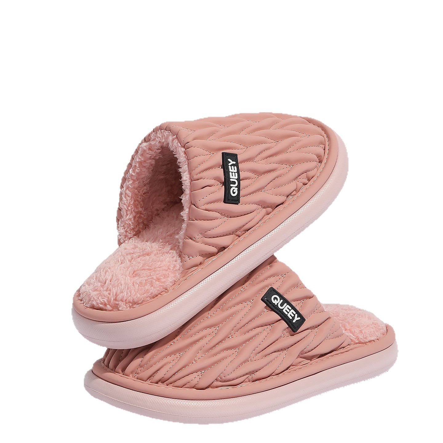 Pantofole in cotone per donna inverno 2025 nuova suola spessa antiscivolo più pantofole in cotone con punta impermeabile antibatterica antiodore calda in velluto per uomo