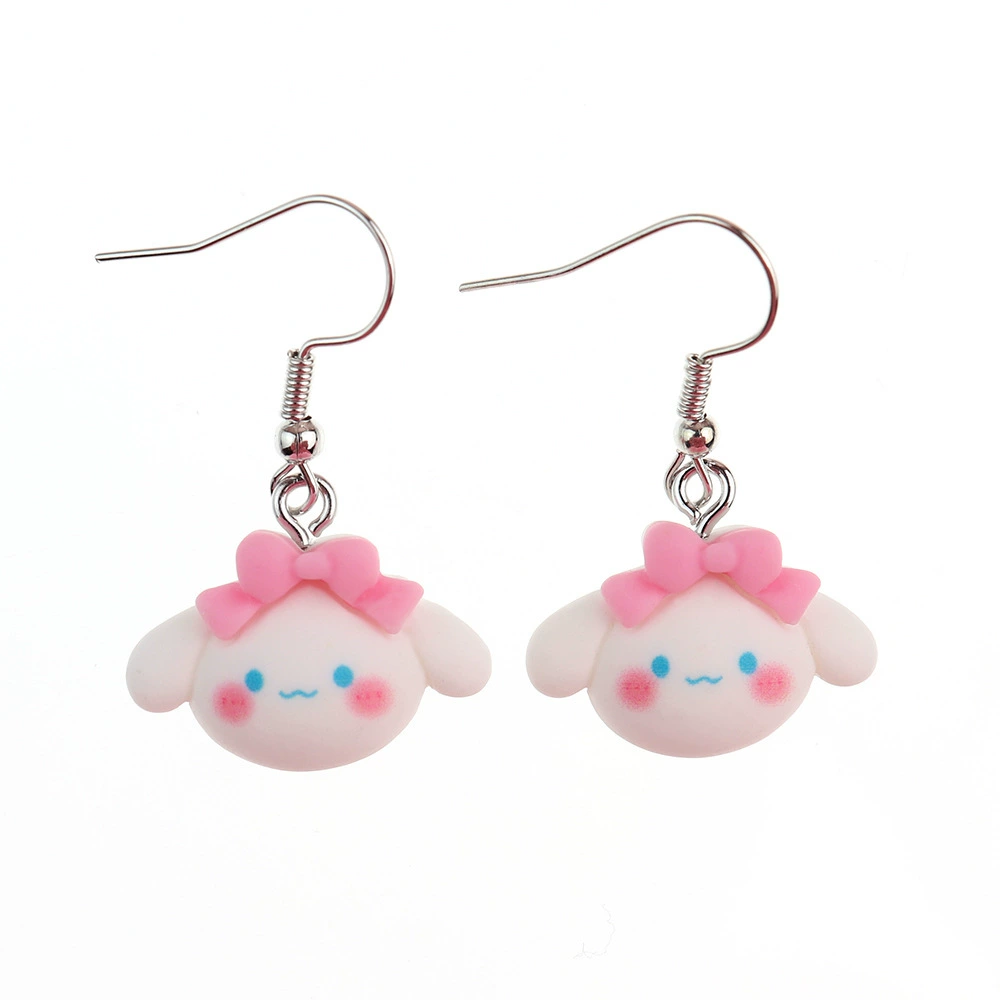 Cartoon cute headband, creative earrings, Japanese and Korean
