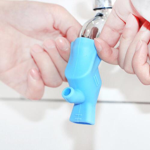 Silicone faucet extender extended spout cover for children extended spout dual-purpose anti-splash wholesale delivery