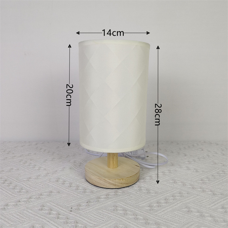 Nuevo Amazon diamante arte lámpara de mesa LED sala de estar decoración dormitorio noche madera maciza noche Luz
