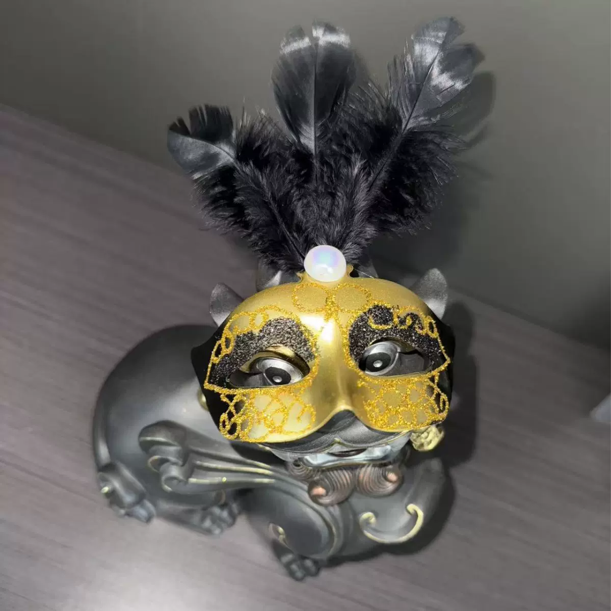 化妆舞会娃娃装饰面具 迷你公主面罩 加羽毛小小面具舞台装饰面具