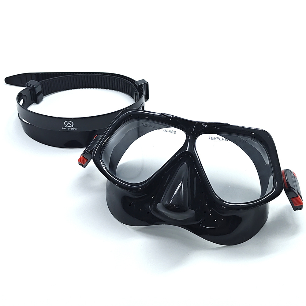 Anti-Fog Snorkeling Mask, Diving Goggles, Adult Professional Swimming Equipment, Adjustable Headband, Free Diving Mask, Panoramic View
