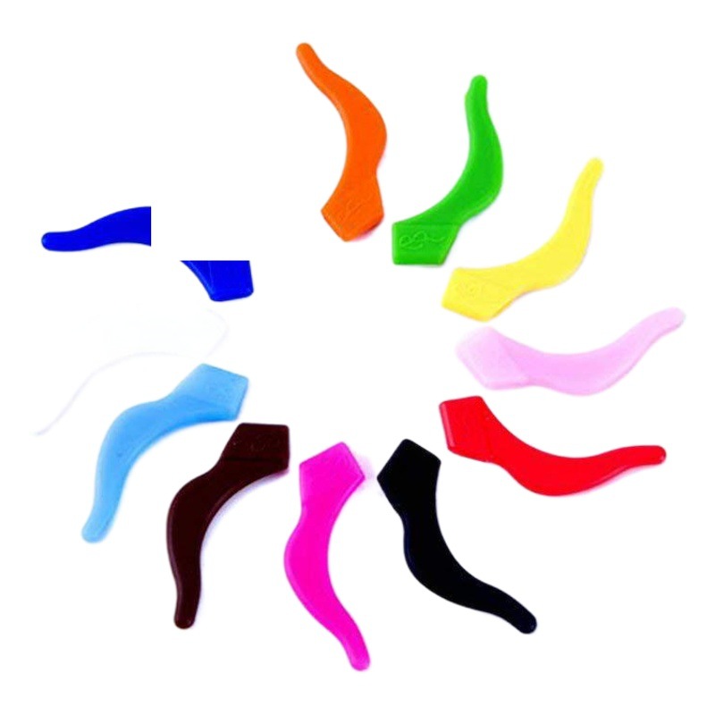 Large Silicone Ear Hooks, Eyeglass Accessories, Eyeglass Protective Covers, Non-Slip Ear Hooks, Eyeglass Silicone
