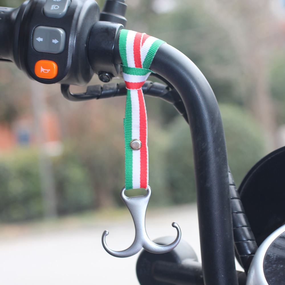Gancho multifuncional de metal engrosado para motocicleta, triciclo eléctrico, venta al por mayor, nuevo, para compras y supermercado