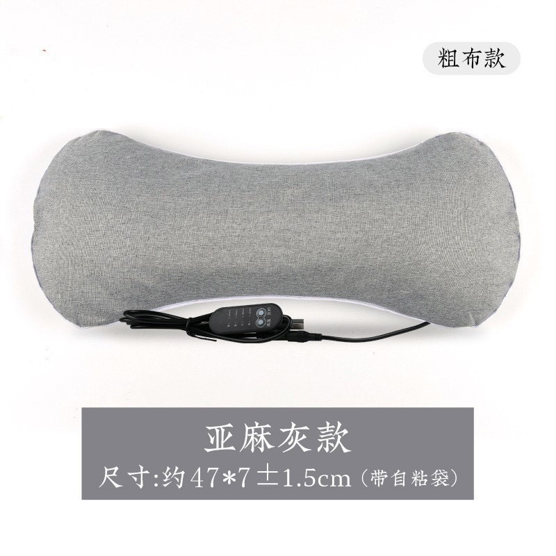 면 및 린넨 뼈 베개 가열 모델 - 린넨 그레이